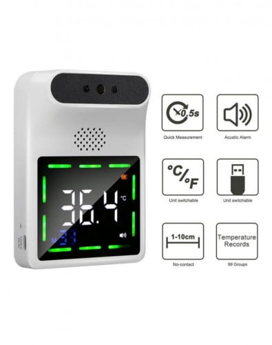 جهاز قياس الحرارة عن بعد + استاند ناطق عربي