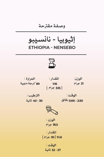 إثيوبيا - نانسيبو | Ethiopia - Nensebo 250g