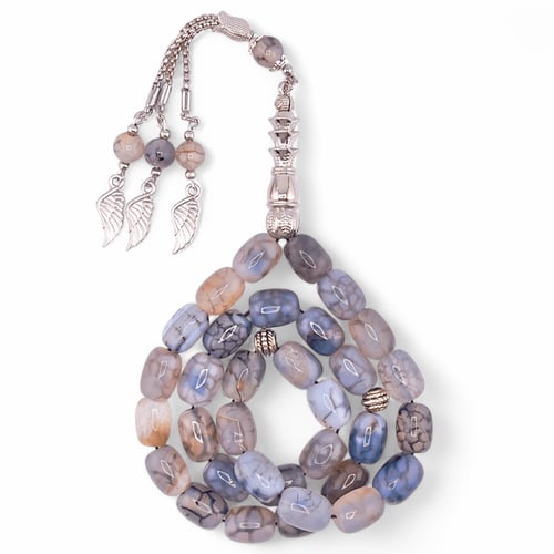 سبحة حجر عقيق 10 ملي