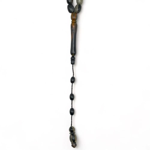 سبحة ظهر السلحفاة ترسا طبيعي 9 ملي