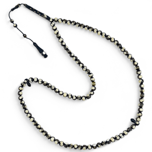 سبحة يسر مطعم بالفضة و الفسفور المضيئ