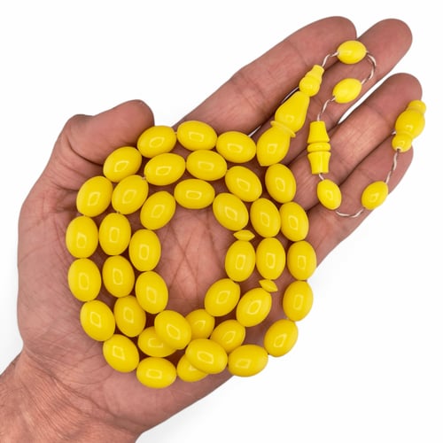 سبحة بكلايت بلجيكي اصفر