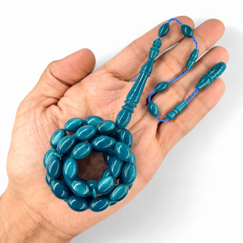 سبحة قلاليث فرنسي لون تيفاني صدفي