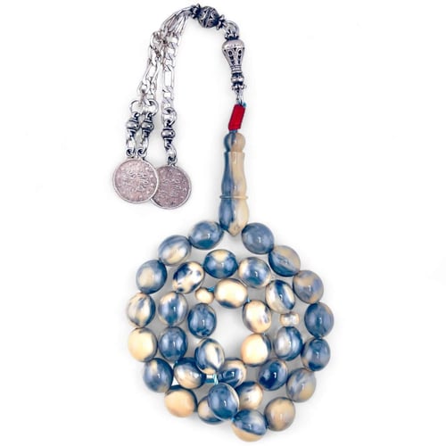 سبحة فاتوران لون ازرق مميز صب جديد