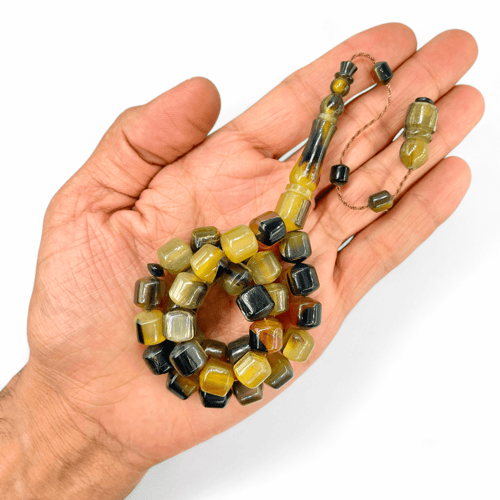 سبحة ظهر سلحفاة (ترسه) - 33 خرزة 10 ملي