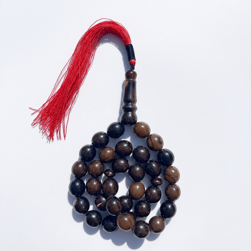 سبحة كهرمان سومطري طبيعي - 13 ملي