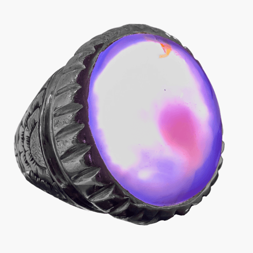 خاتم جمشت اماتيست رجالي: فخامة وجمال في قطعة واحدة