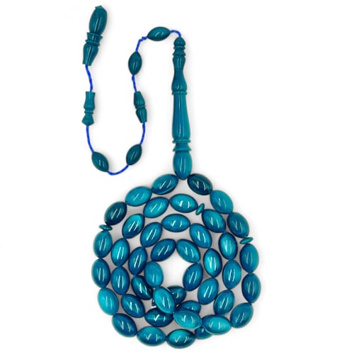 سبحة قلاليث فرنسي لون تيفاني صدفي