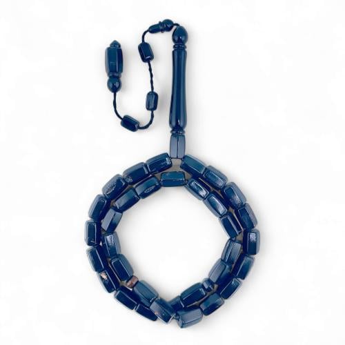 سبحة يسر - مرجان بحر احمر طبيعي 7 ملي 33 خرزة