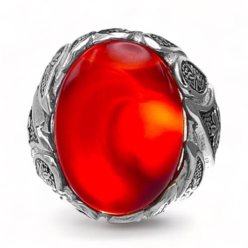 خاتم عقيق يماني كرزي