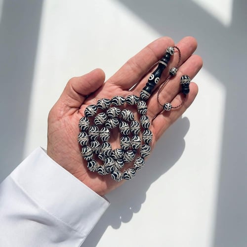 سبحة كوك بالفضة 10 ملي