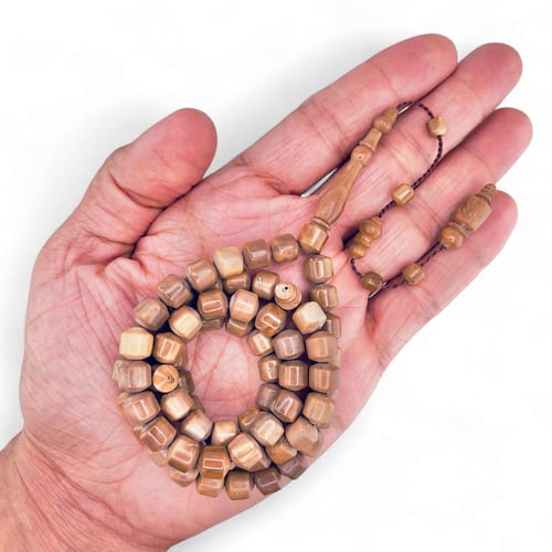 سبحة كوك طبيعي 66 خرزة