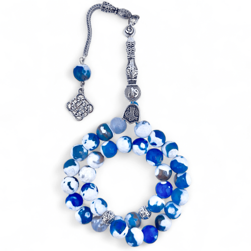 سبحة حجر عقيق افريقي