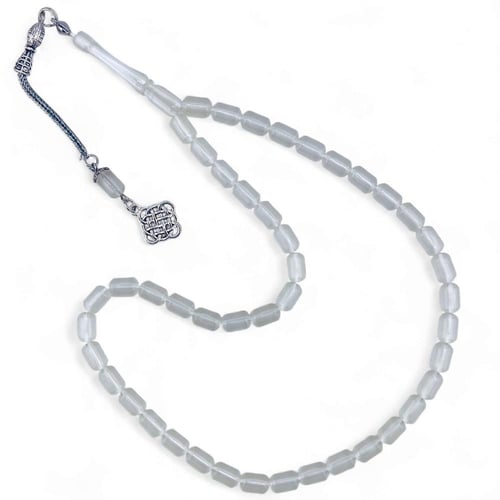 سبحة بكلايت فسفور مضيئ باللون الاخضر 7 ملي 45 خرزة