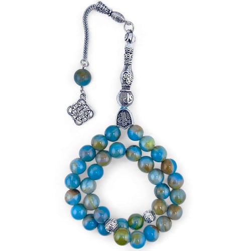 سبحة حجر عقيق افريقي