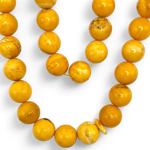 سبحة كهرمان بولندي أصلي سبحة تعانق التاريخ والأصال...