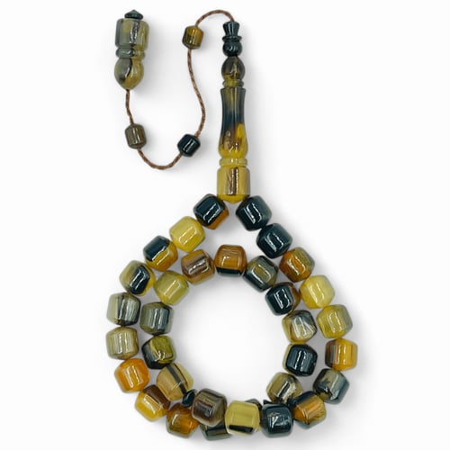 سبحة ظهر سلحفاة (ترسه) - 33 خرزة 10 ملي