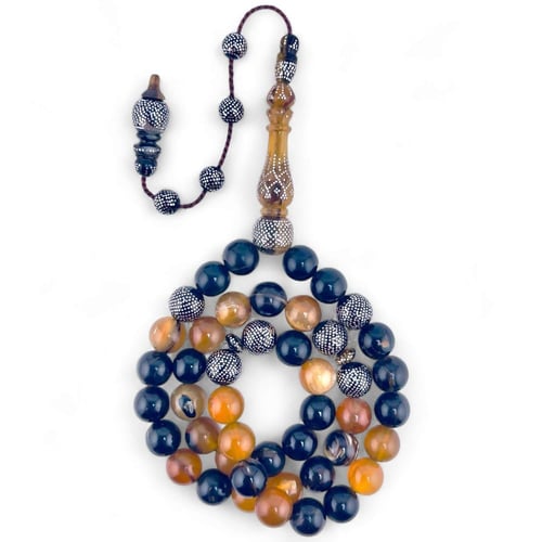 سبحة ظهر السلحفاة ترسه طبيعي مع فواصل و شاهد مطعم...