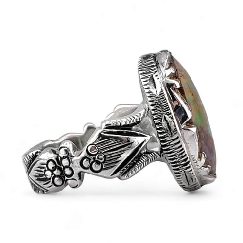 خاتم رجالي ملكي بحجر كريم فيروز نيشابوري – جودة وف...