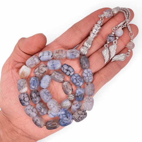 سبحة حجر عقيق 10 ملي