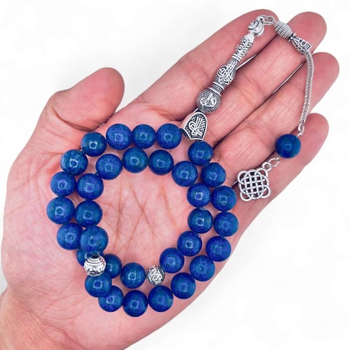 سبحة حجر لازورد - 10 ملي