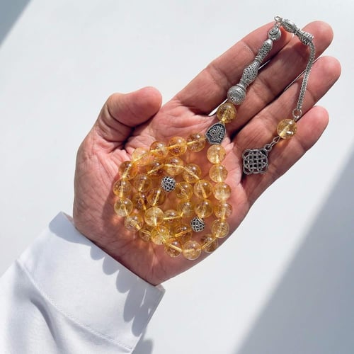 سبحة السترين الطبيعي - رمز السعادة والازدهار - 10...