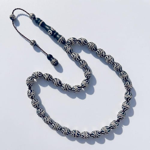 سبحة كوك بالفضة 10 ملي