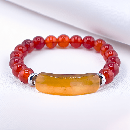 اسوارة عقيق احمر طبيعي