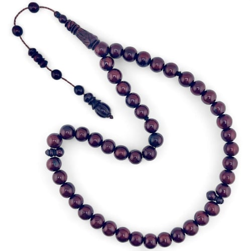 سبحة كوك طبيعي فاخر الشاهد منقوش بجودة عالية 12 مل...