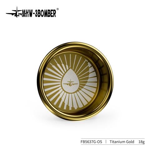 JusBean Filter Basket-Titanium Gold-58mm universal...