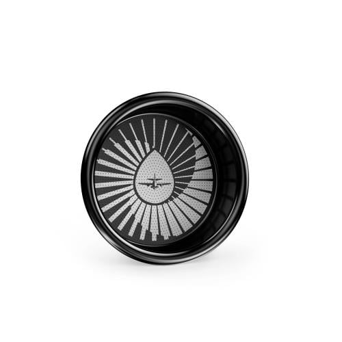 JusBean Filter Basket-Titanium Black-58mm universa...