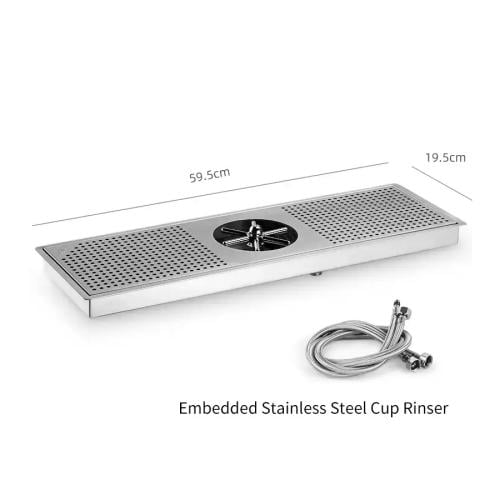 Embedded Stainless Steel Cup Rinser-19.5*59.5cm-si...