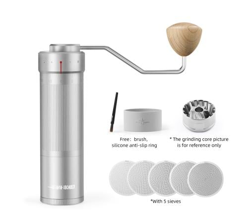Blade R3 Manual Coffee Grinder -Silver- Rapidity-3...