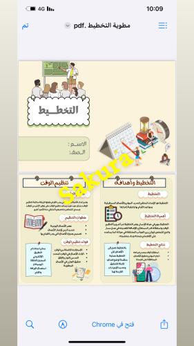 مطويه التخطيط