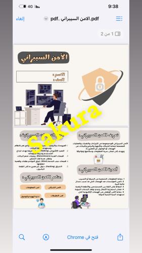 مطوية الامن السيبراني