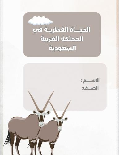 بحث عن الحياه الفطريه في المملكة العربية السعوديه