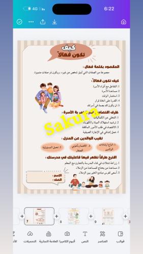 Family project (How to be effective) third grade m...