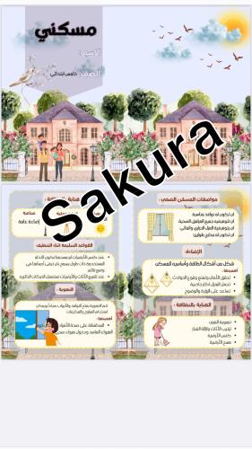 مطوية اسريه ( وحدة مسكني ) صف خامس ابتدائي الترم ا...