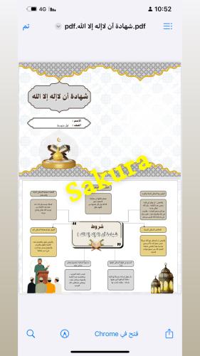 خرائط مفاهيم دراسات اسلاميه ( شهادة ان لاإله إلا ا...