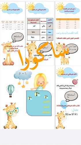 مطويه لغتي الظواهر الاملائيه صف رابع