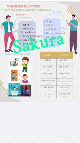 مطويه الانجليزي صف خامس