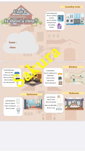 مطوية انجليزي (الوحده السادسه ) اول متوسط الترم ال...