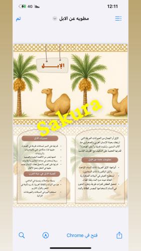 مطويه عن الابل