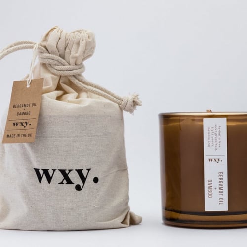 شمعة Bergamot oil & Bamboo