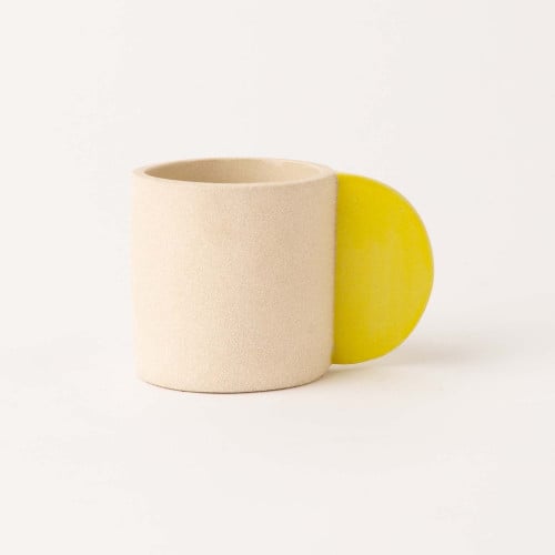 كوب من الخزف الحجري Yellow