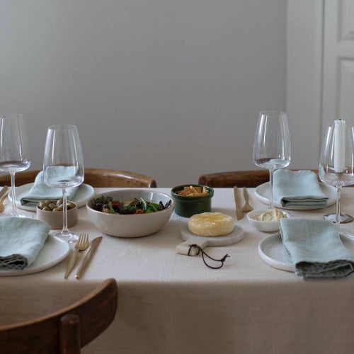 مناديل طاولة مصنوعة من الكتان Sage