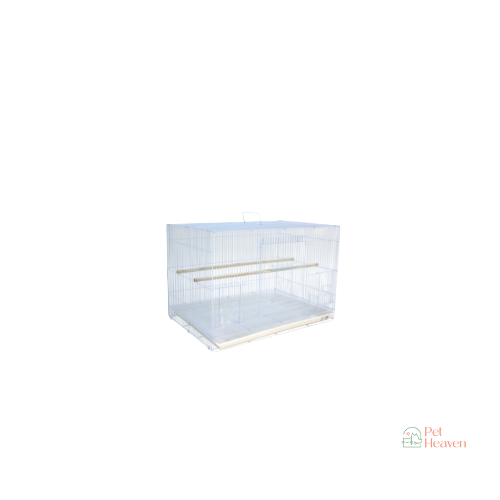 قفص مربع بقاعدة بلاستيك متحركة