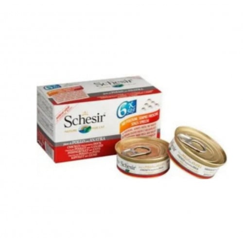 شيزر معلبات متعددة دجاج مع البط في الماء 6×50