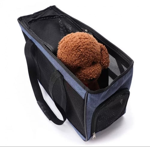 حقيبة تنقل وردية شفافة حجم كبير