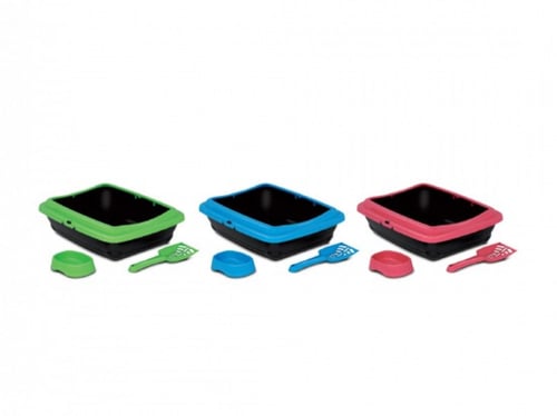 حوض رمل بيربا مع مجرفة وصحن طعام